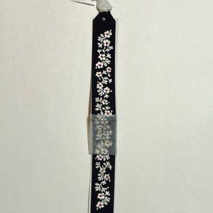 Vera Bradley Carson Embroidered Strap Navy